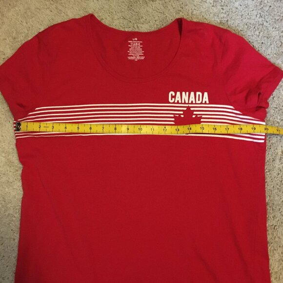 Retro Canada Maple Leaf Cotton T-shirt - Picture 8 of 12